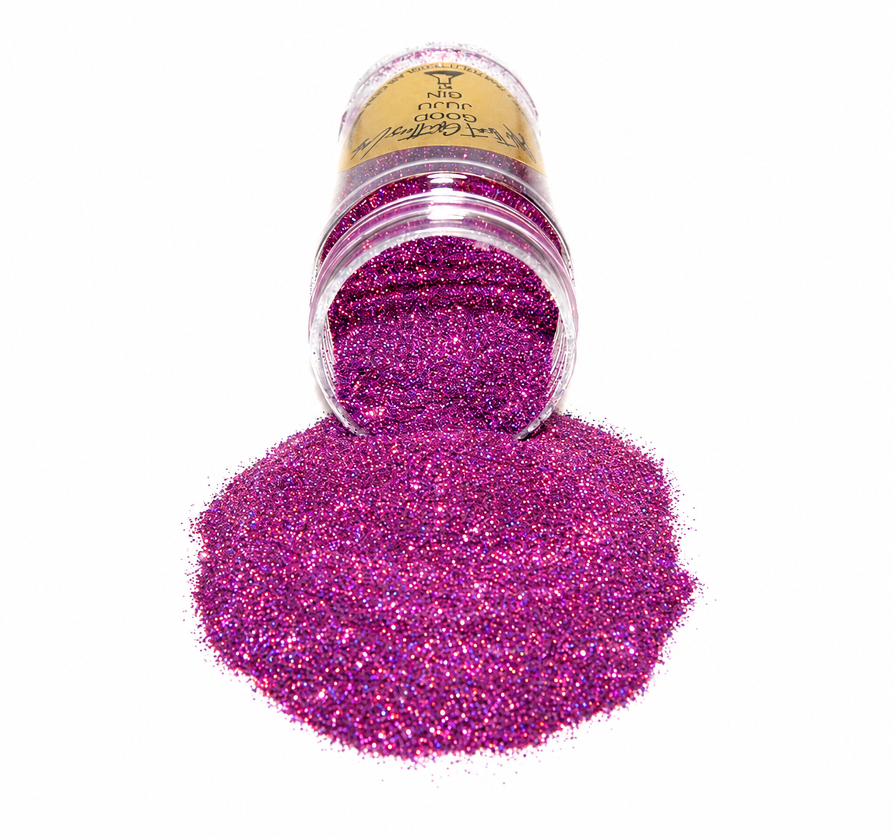 Good Juju Gin glitter