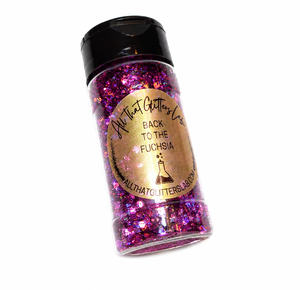 Back To The Fuchsia glitter