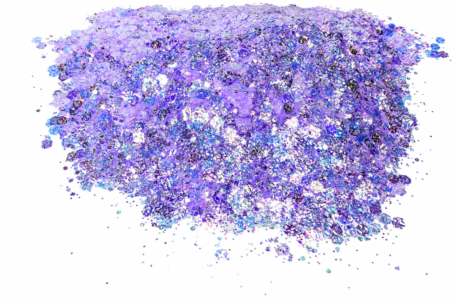 Plum Noir purple iridescent chunky mix glitter