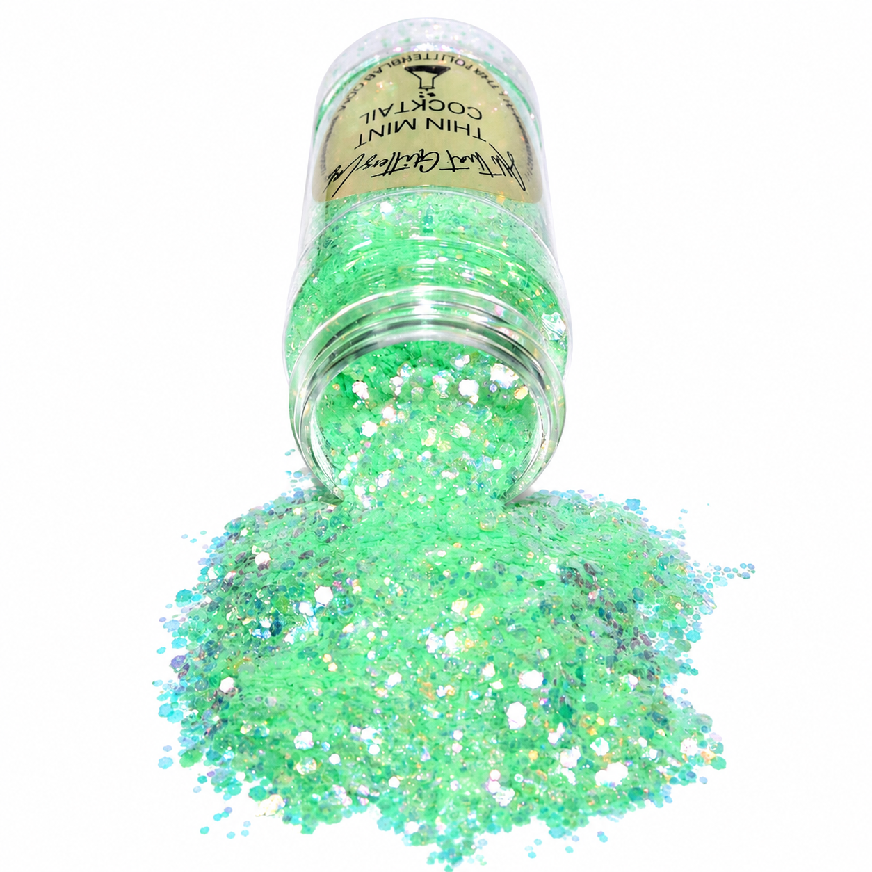 Thin Mint Cocktail glitter
