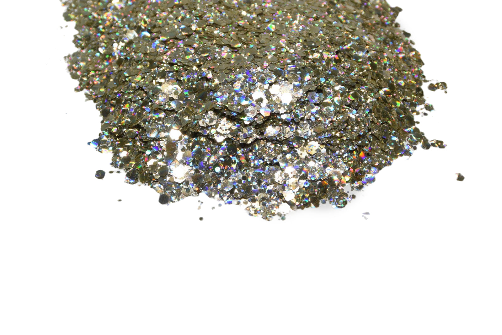 The Versailles silver holographic chunky mix glitter