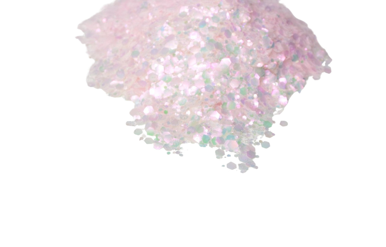 Peony Pop pink chameleon chunky mix glitter