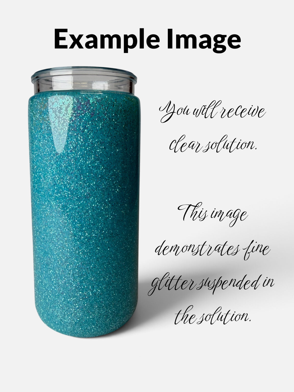 Fine, I'll Float ~ Premium Fine Glitter Snow Globe Solution