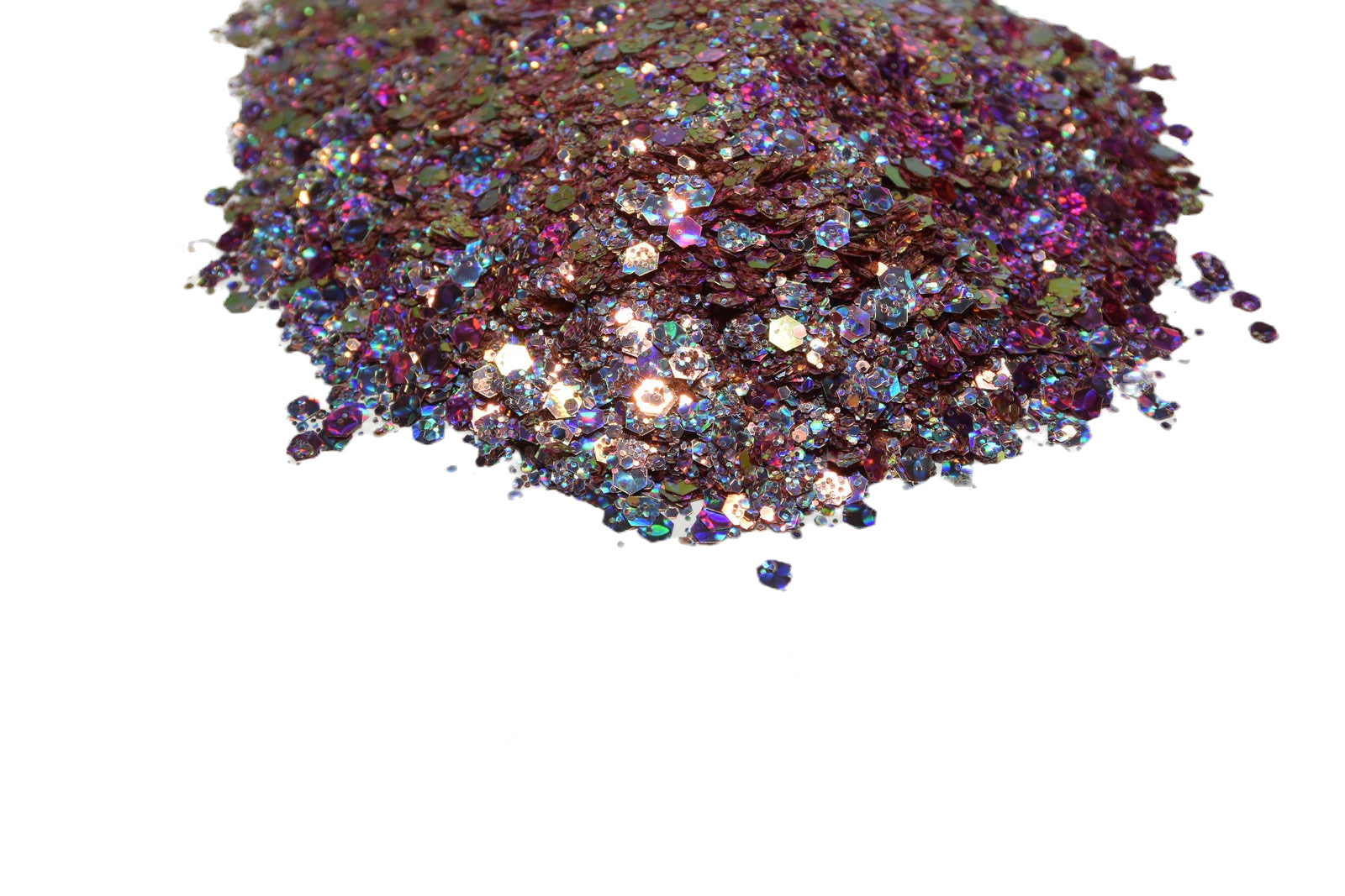 Rhinestone Cowgirl brown holographic chunky mix glitter