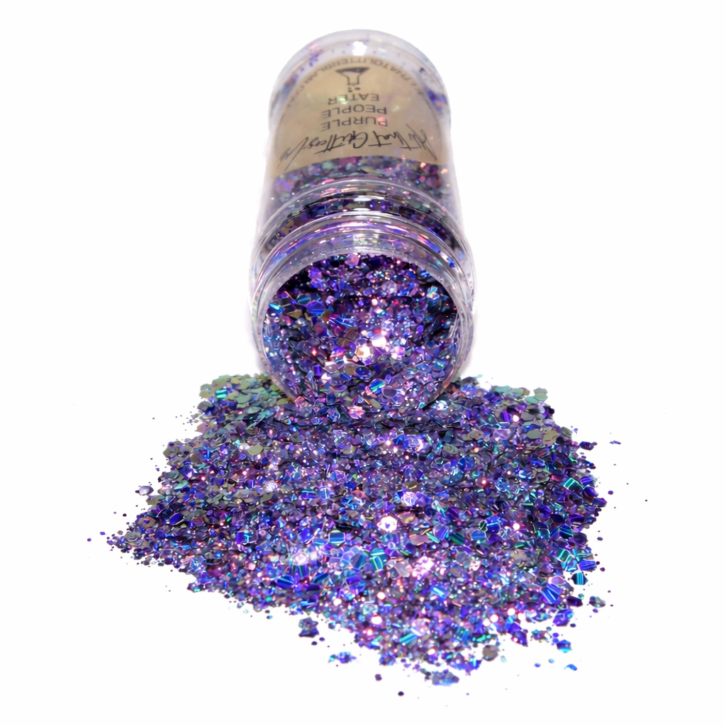 Purple People Eater purple holographic chunky mix glitter