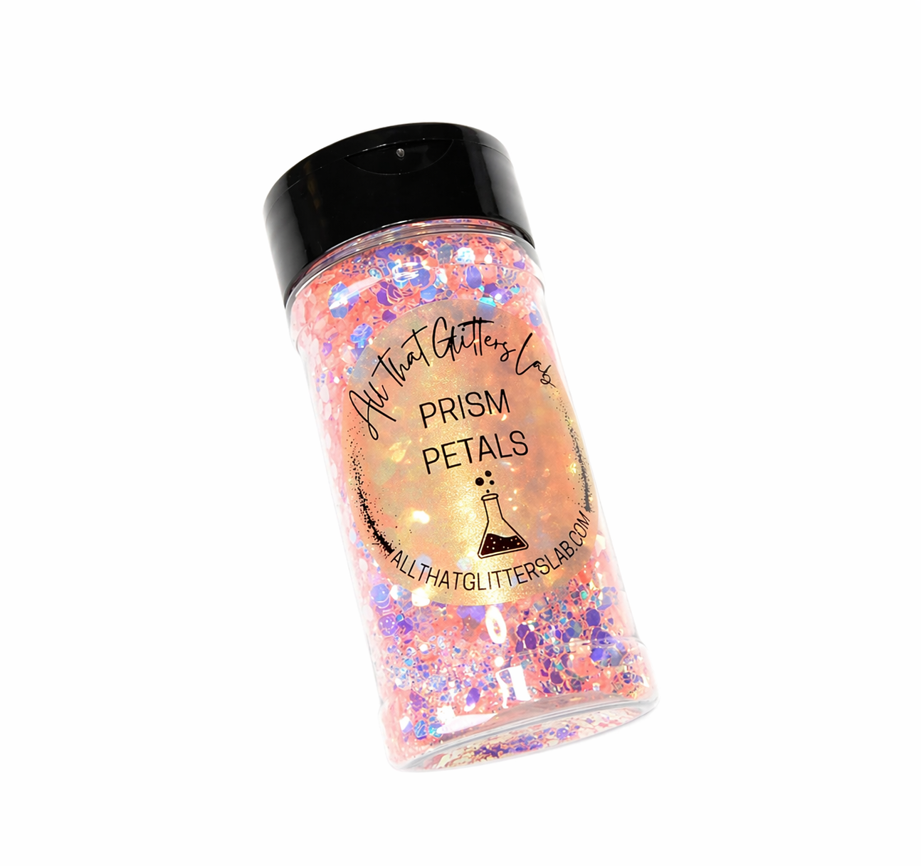 Prism Petal pink iridescent chunky mix glitter