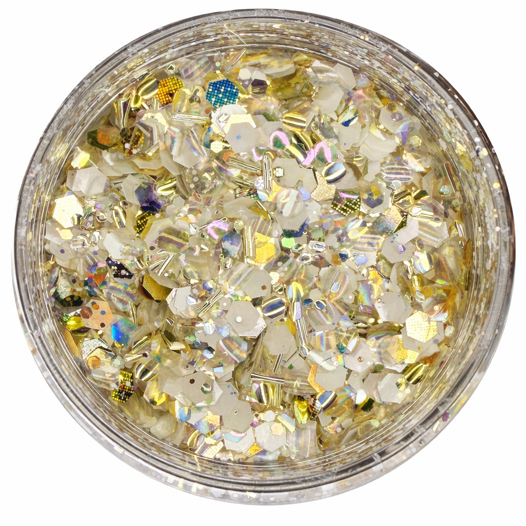 Beach Wedding chunky mix glitter
