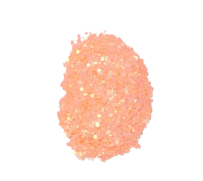 Tequila Sunrise orange chameleon chunky mix glitter