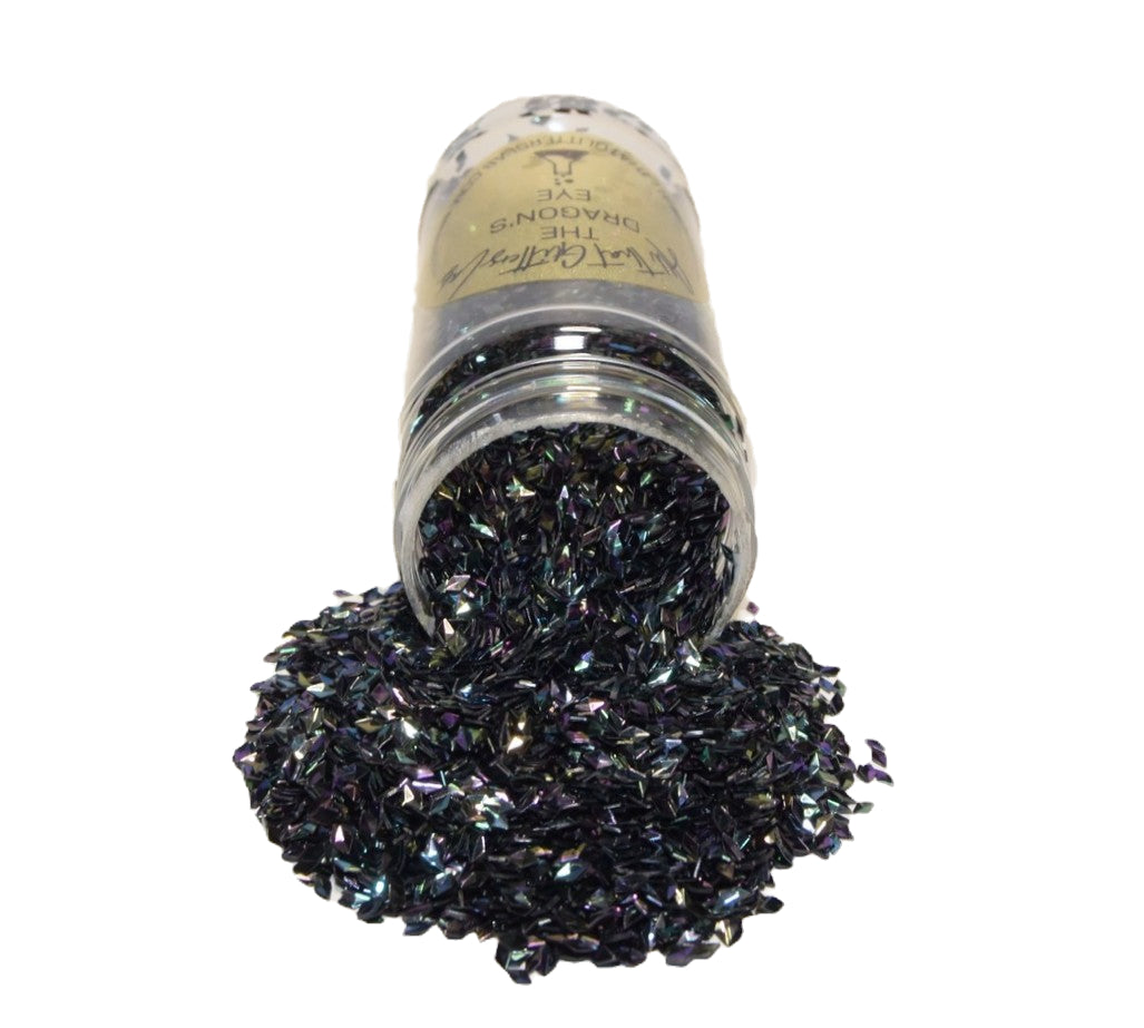 The Dragon's Eye black holographic scales glitter