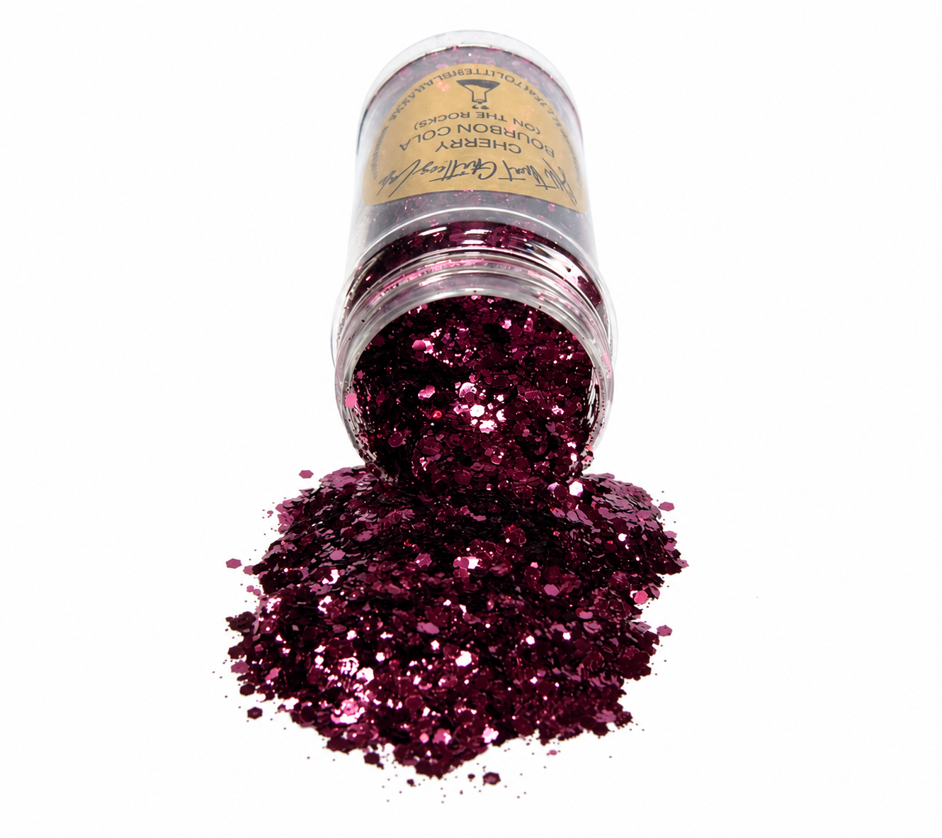 Cherry Bourbon Cola (On The Rocks) glitter