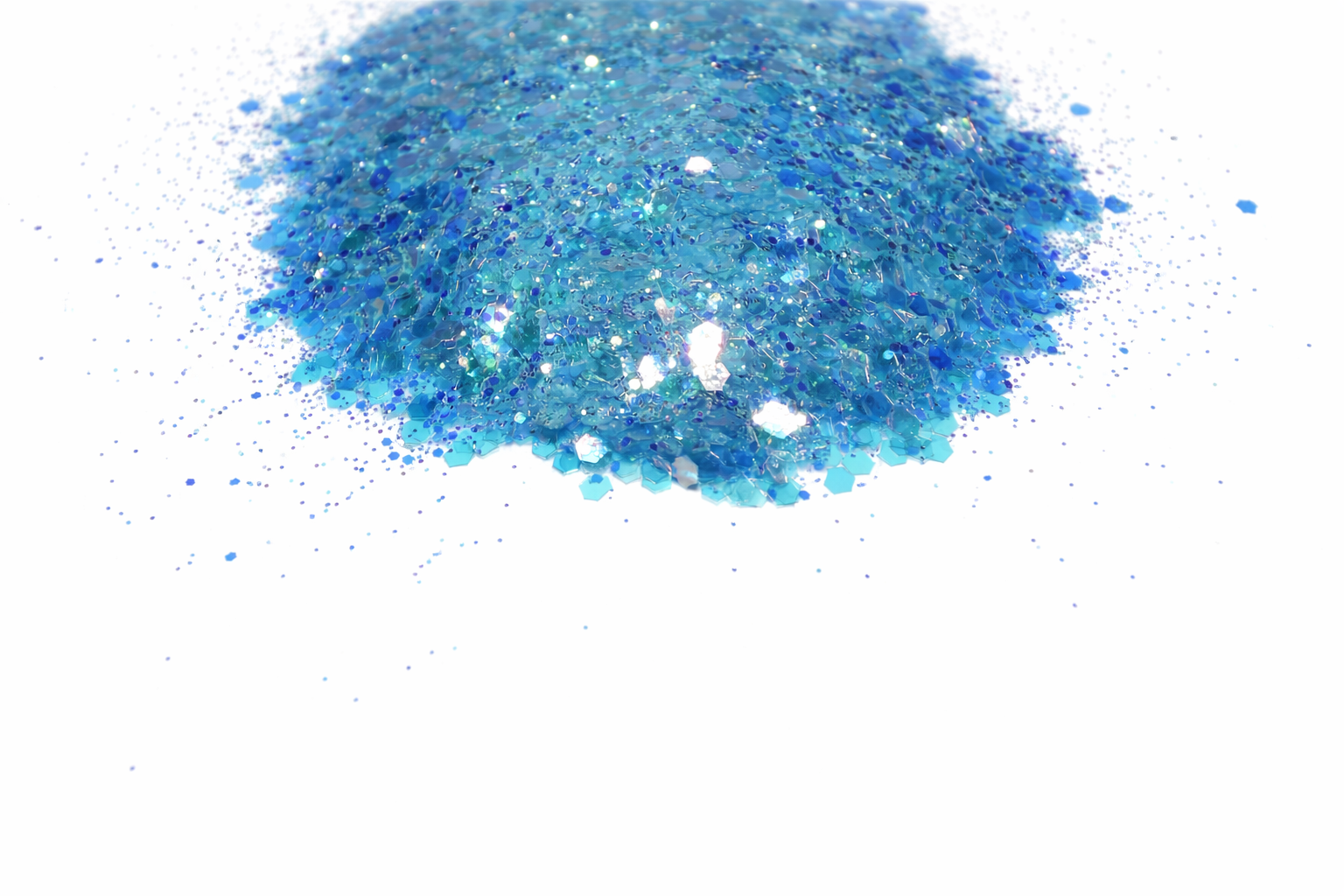 Blue Me Away blue iridescent chunky mix glitter
