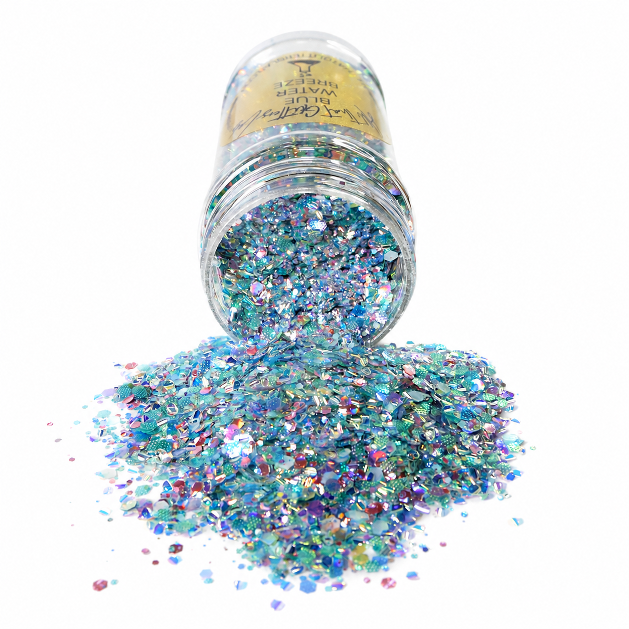 Blue Water Breeze glitter