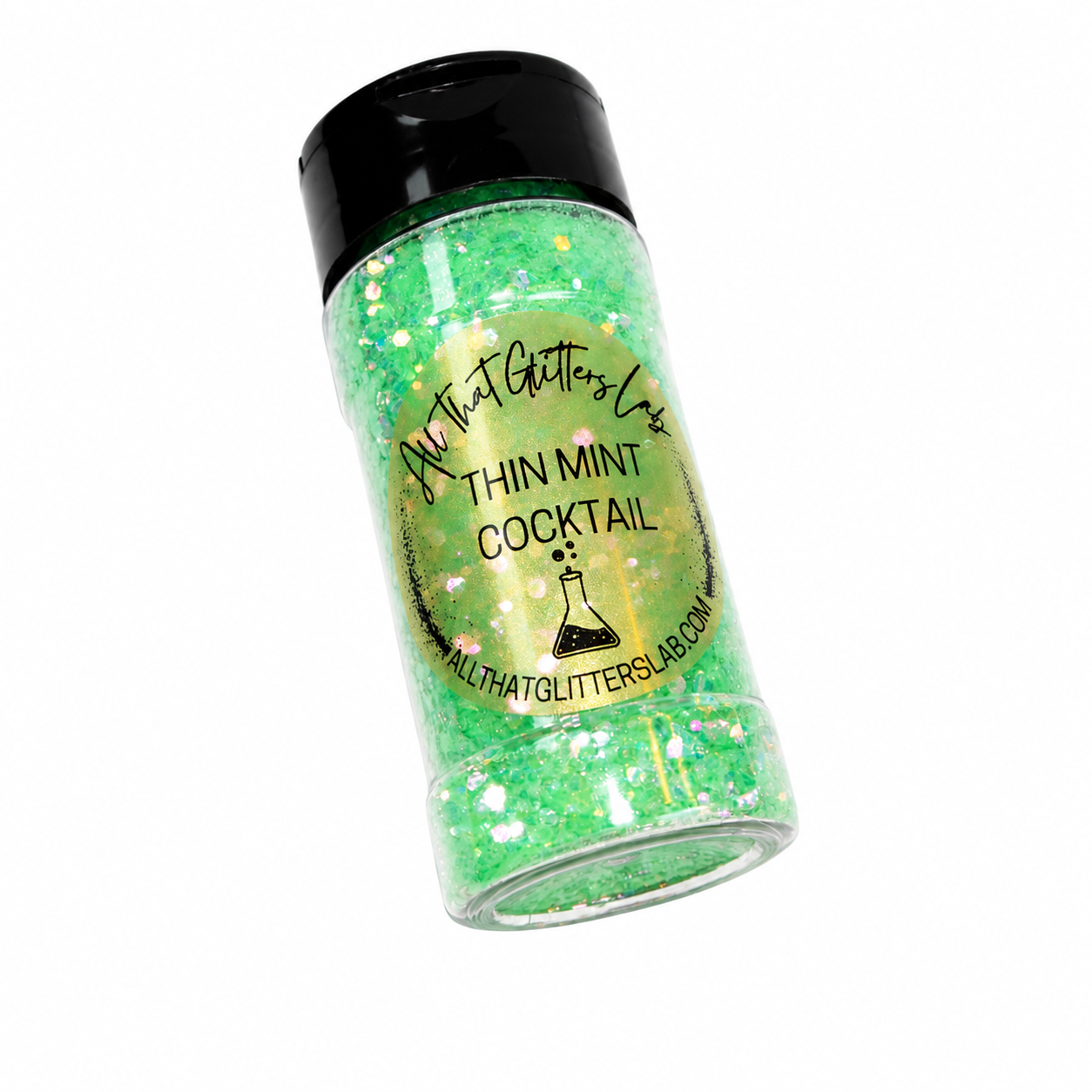 Thin Mint Cocktail glitter