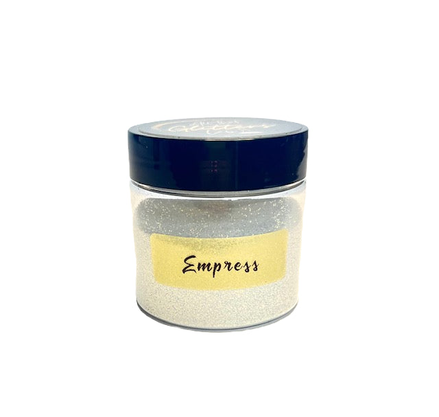 Empress white iridescent micro fine glitter