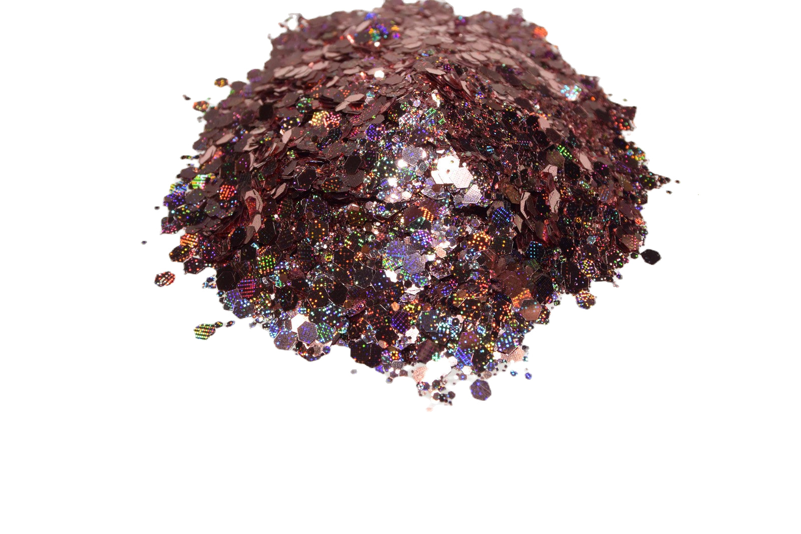 New York Hustle pink holographic chunky mix glitter