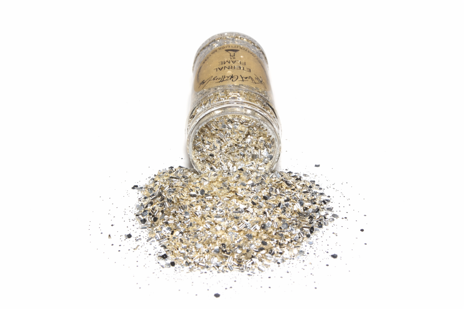 Eternal Flame brown metallic chunky mix glitter