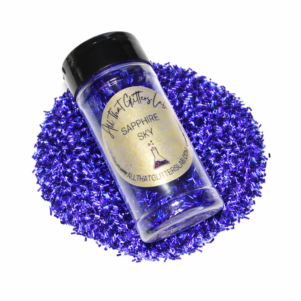 Sapphire Sky blue chunky mix glitter