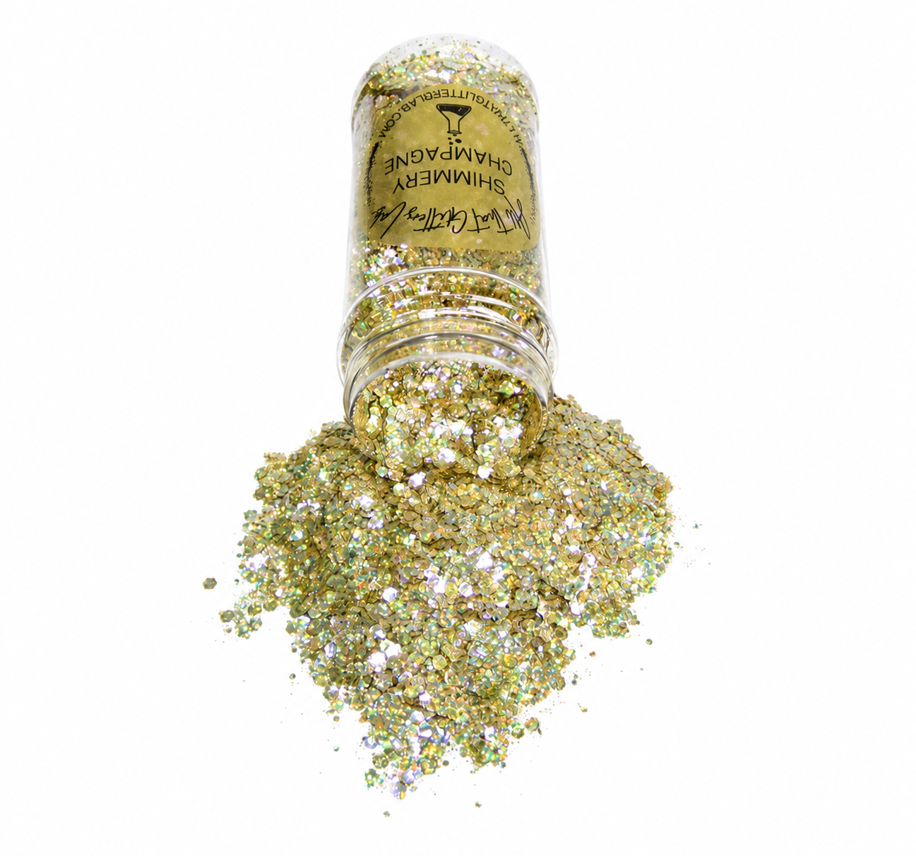Shimmery Champagne glitter