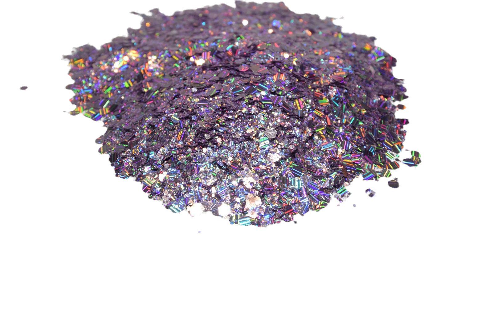 The Eiffel Tower purple holographic chunky mix glitter