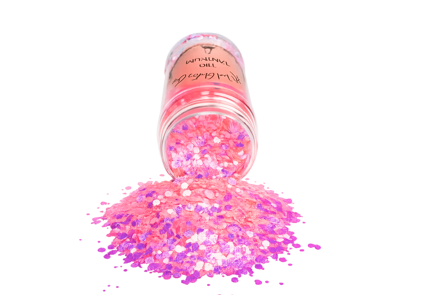Tiki Tantrum orange chameleon chunky mix glitter