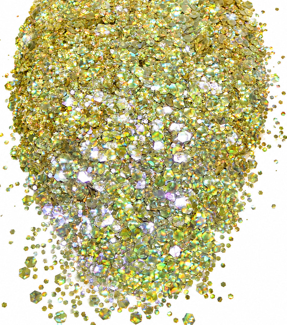Shimmery Champagne glitter