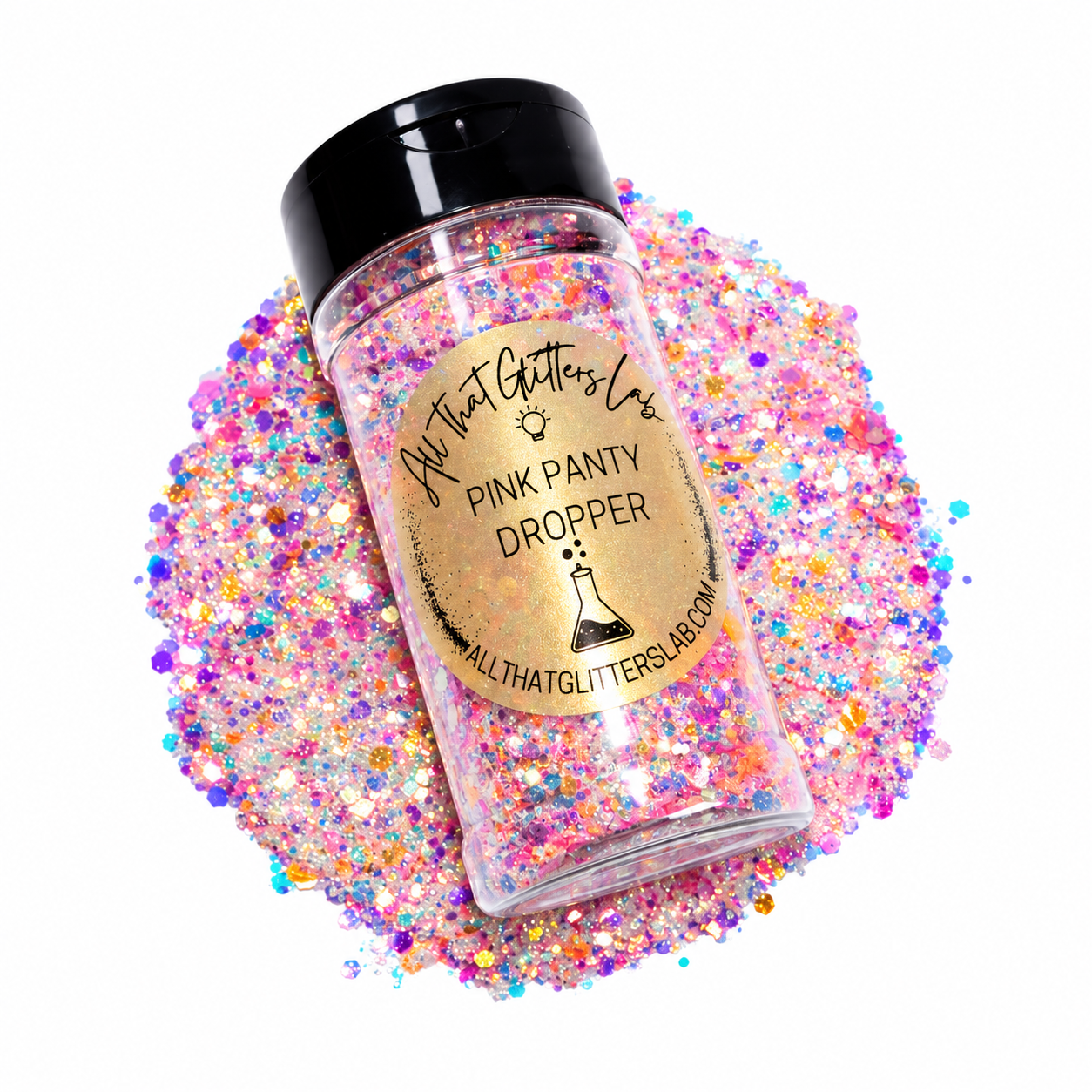 Pink Panty Dropper glitter