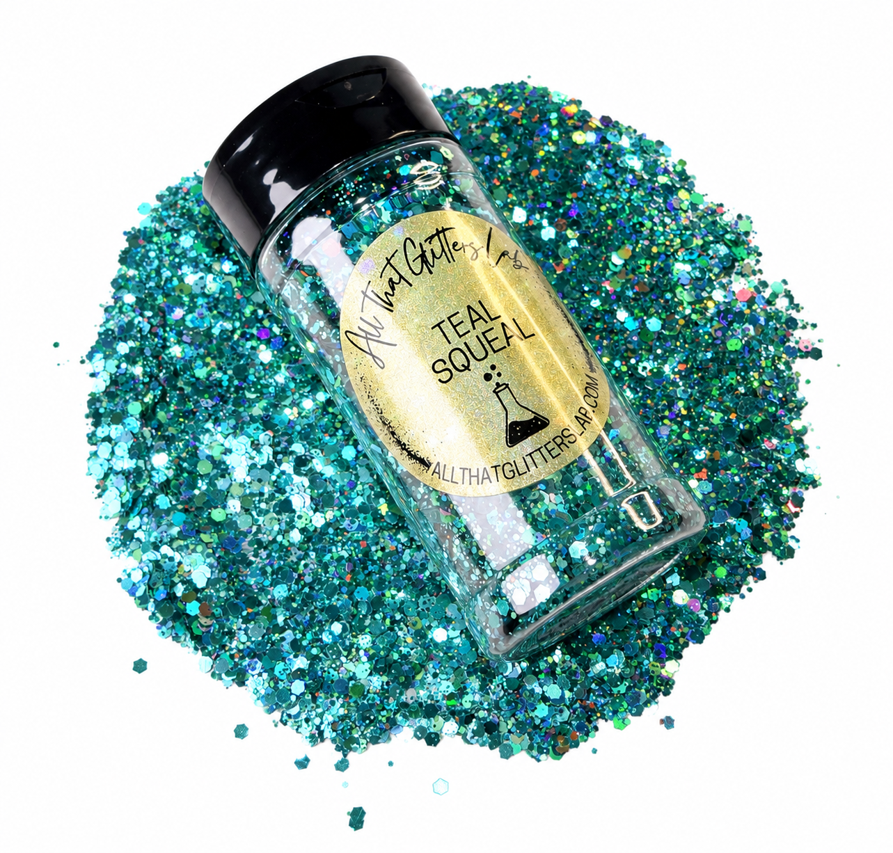 Teal Squeal glitter