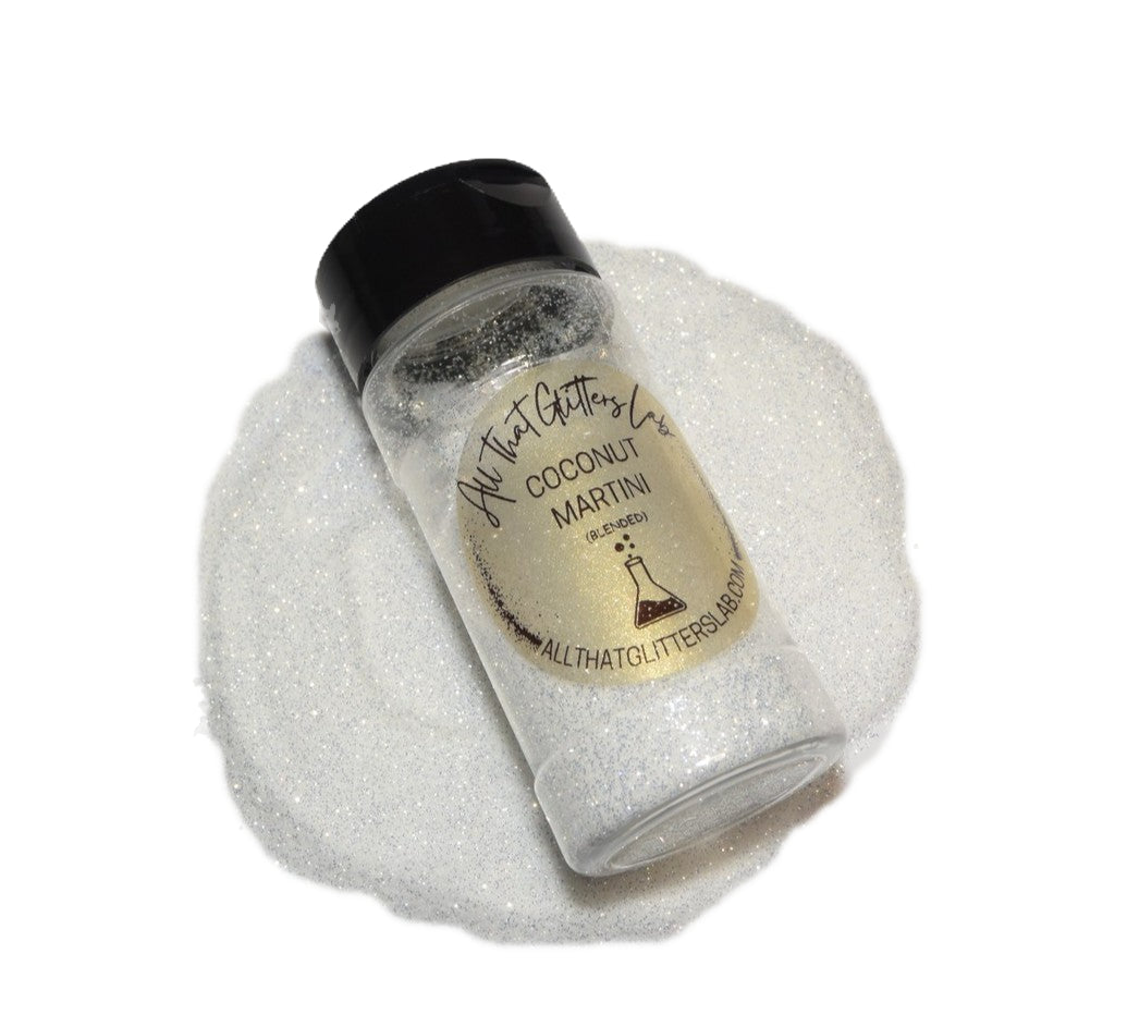 Coconut Martini(Blended) white high flash fine glitter