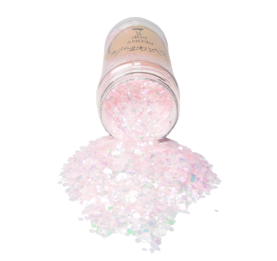 Peony Pop pink chameleon chunky mix glitter