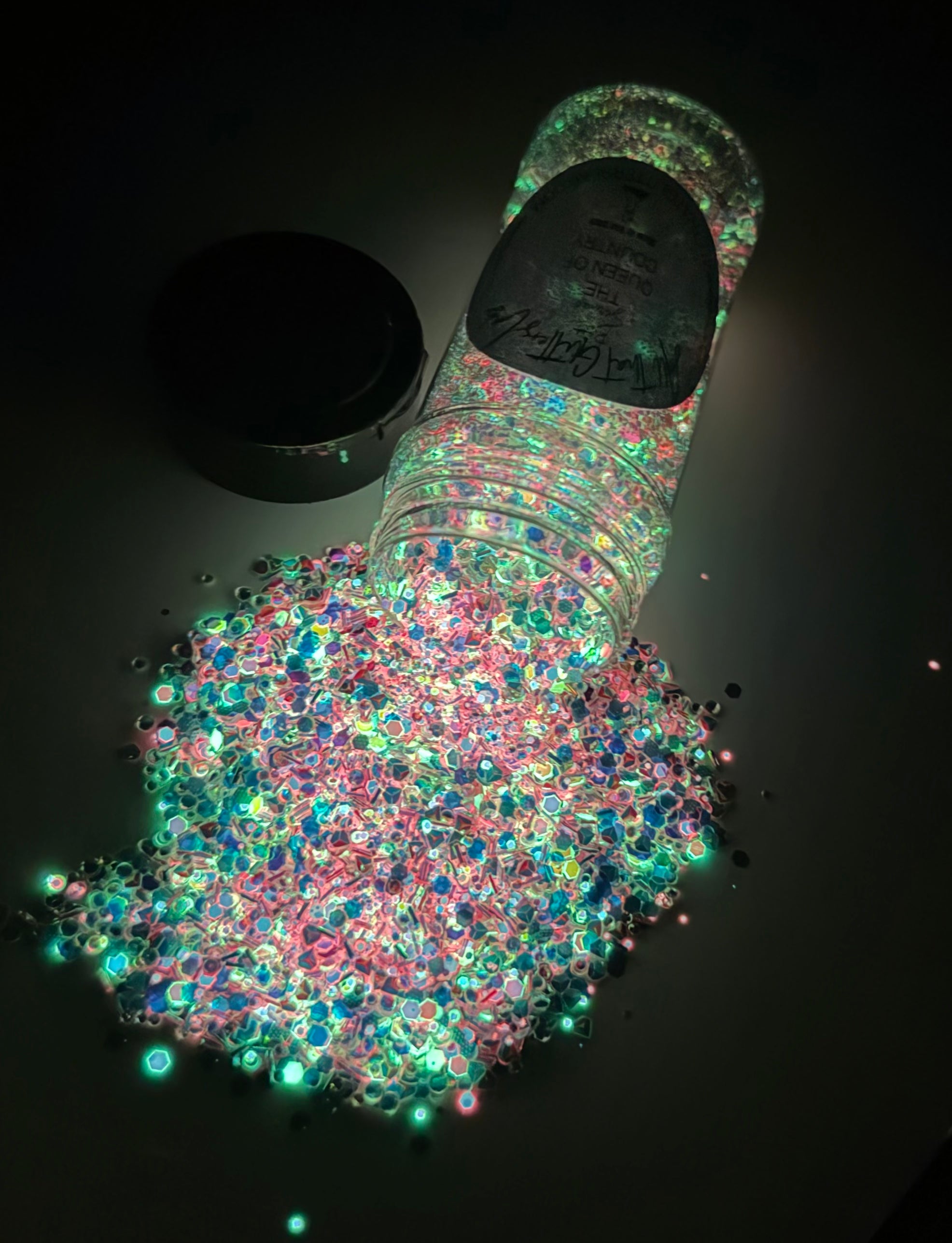 The Queen Of Country bottle service glitter
