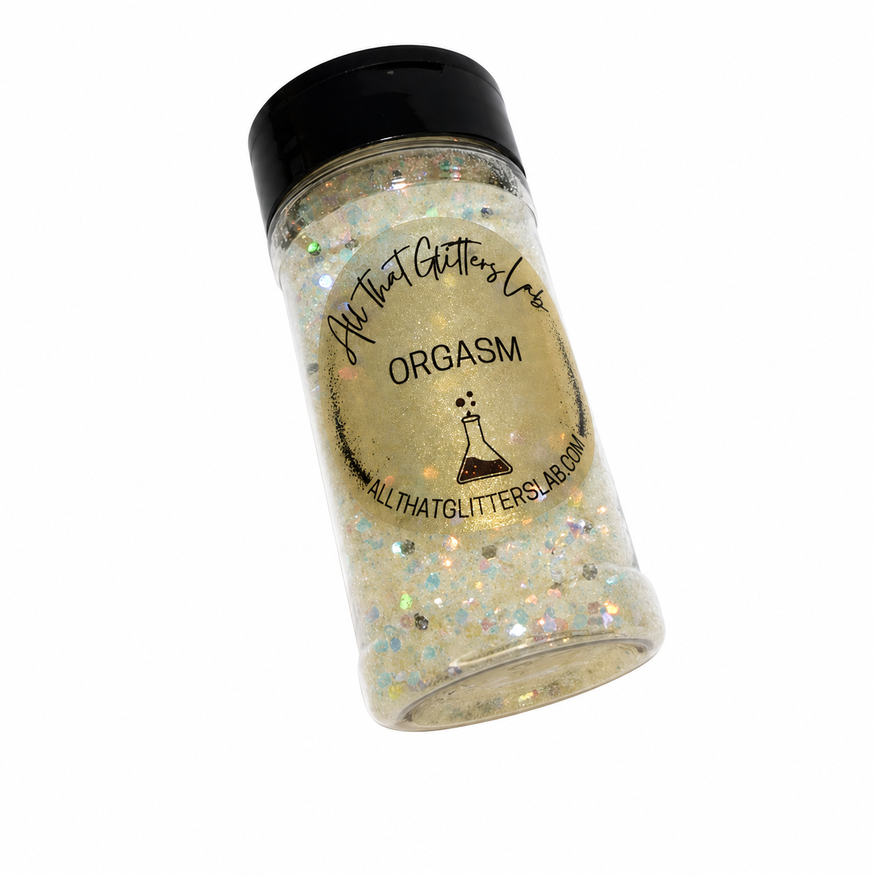 Orgasm glitter