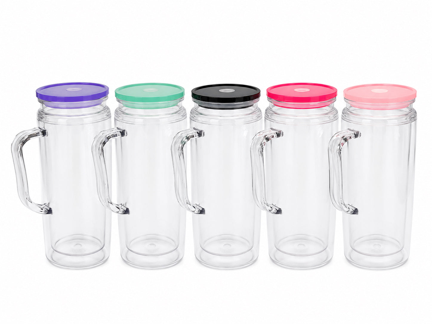 20 oz handled snow globe blank tumbler blank