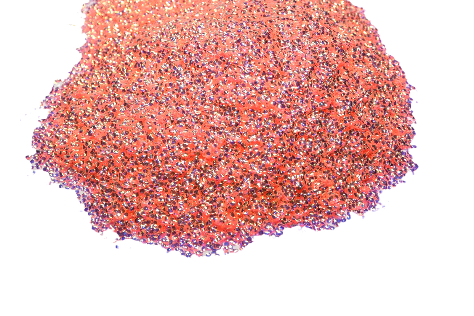 Orange Drop Martini orange iridescent tear glitter