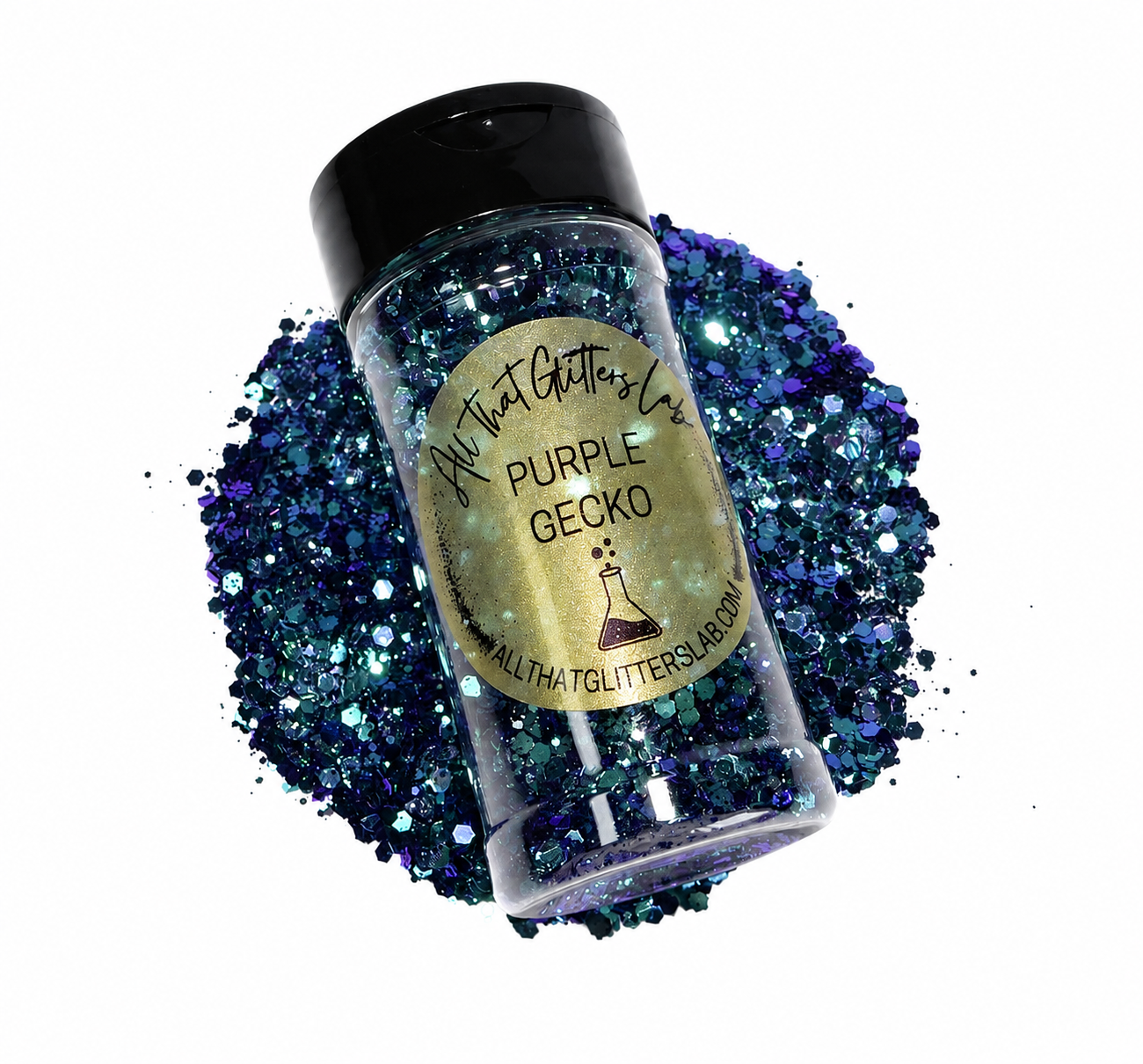 Purple Gecko glitter
