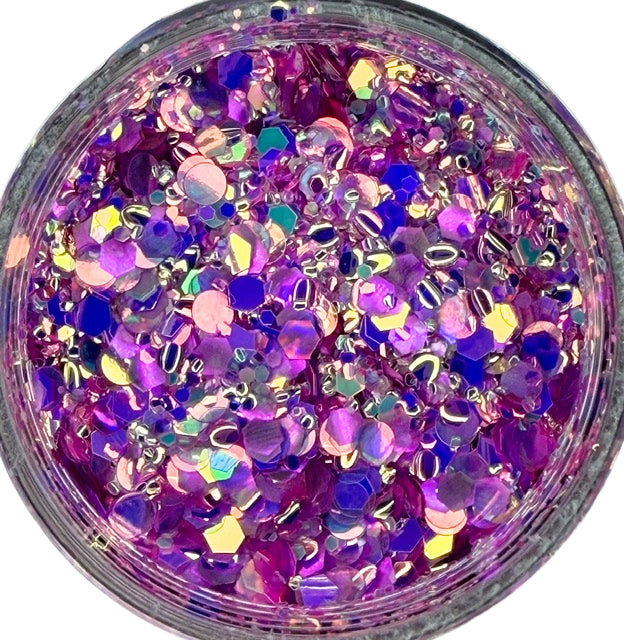 Springtime Lovah pink chunky mix glitter