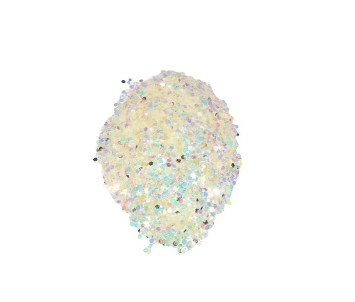Magic Hour green glow in the dark chunky mix glitter