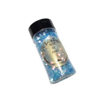 Blue Me Away blue iridescent chunky mix glitter