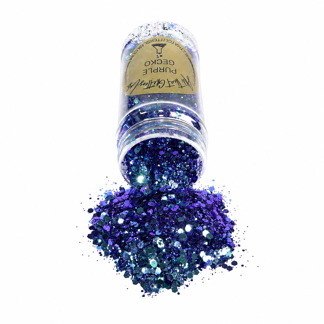Purple Gecko glitter
