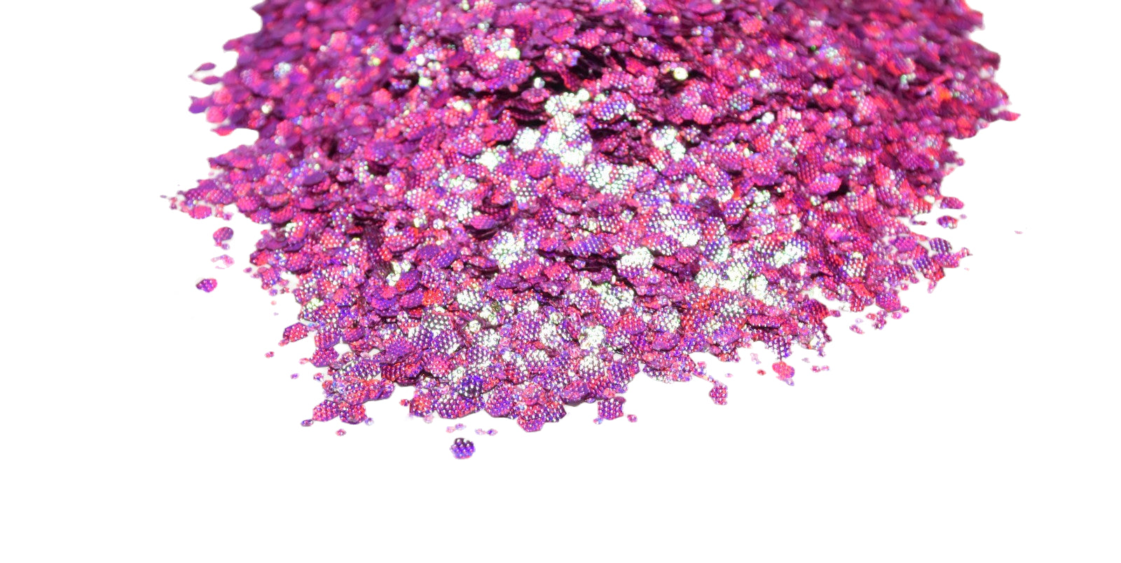 Raspberry Gimlet red iridescent chunky mix glitter