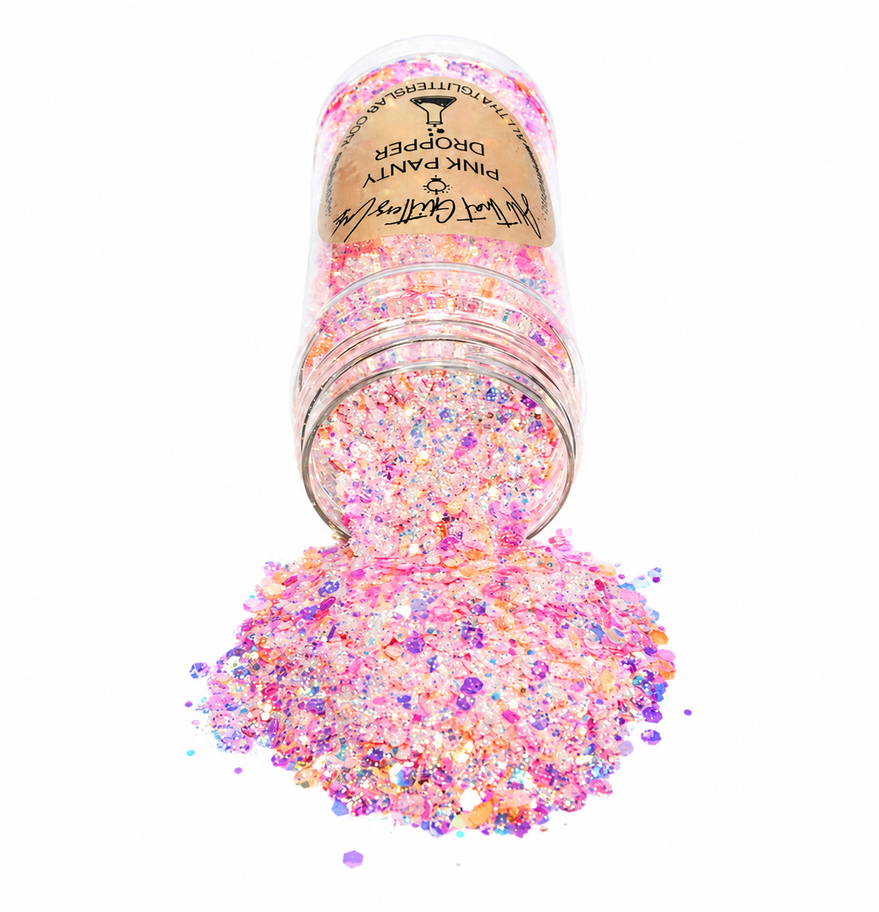 Pink Panty Dropper glitter