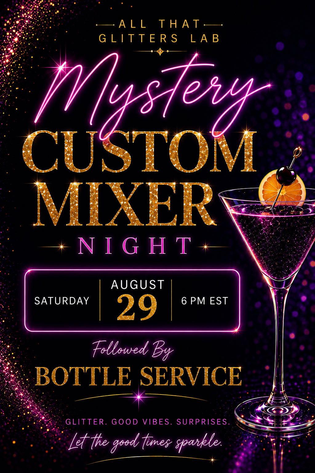 Mystery Custom Mixer Night Spots glitter