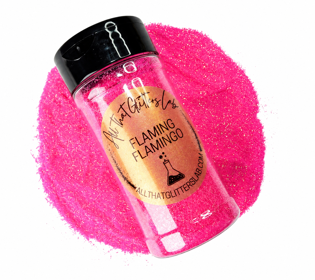 Flaming Flamingo glitter