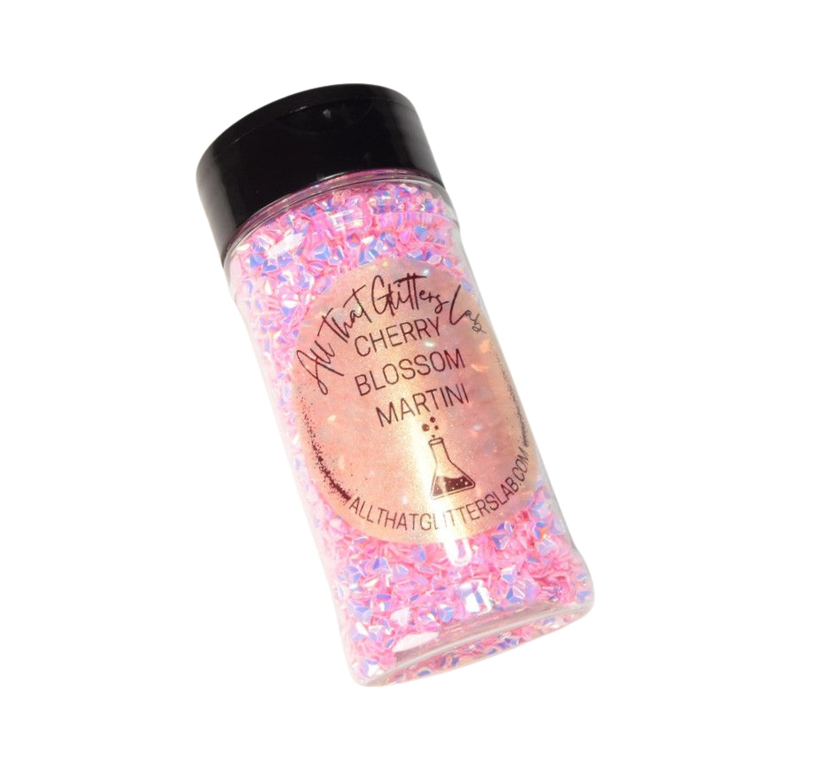 Cherry Blossom Martini pink iridescent glitter