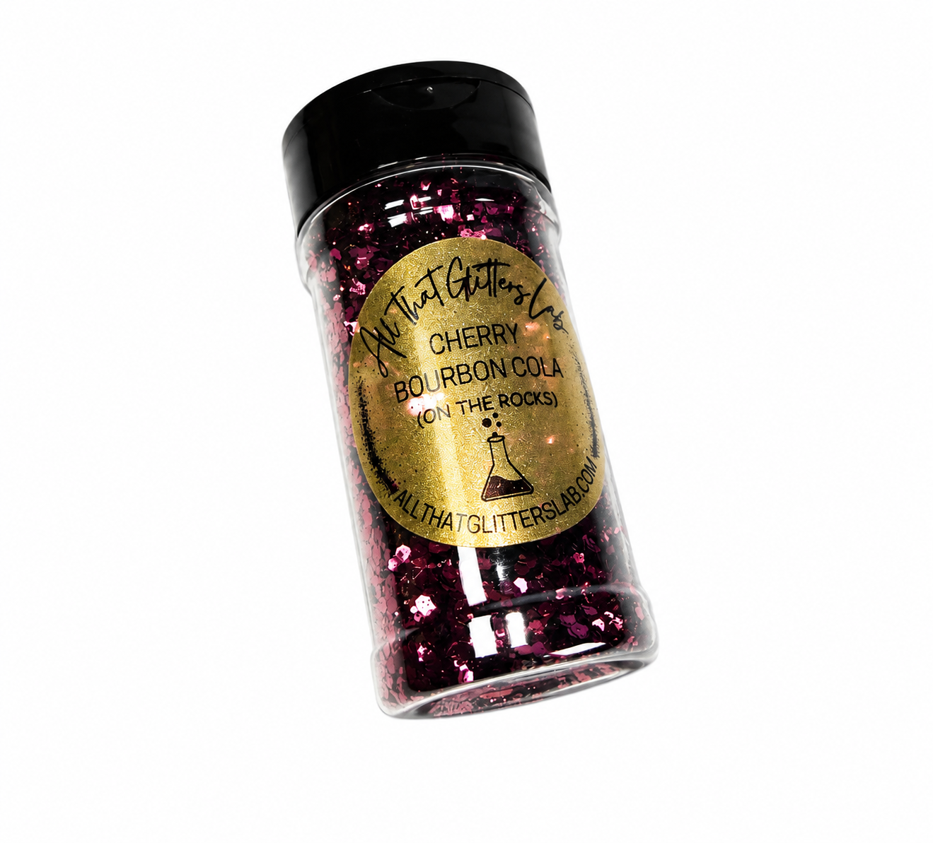 Cherry Bourbon Cola (On The Rocks) glitter