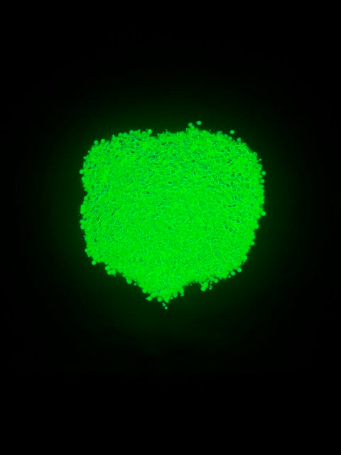 Green Lantern green glow in the dark chunky mix glitter