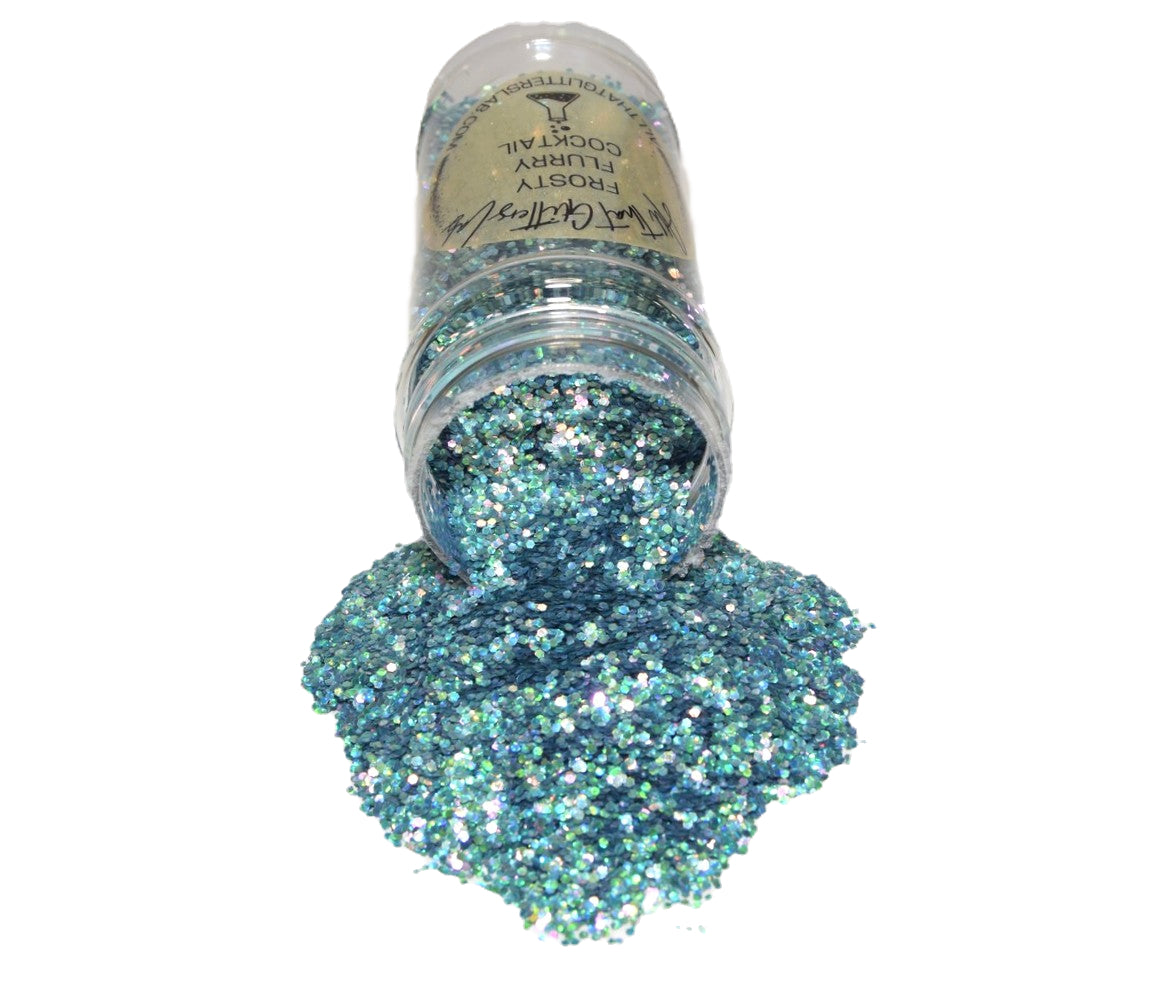 Frosty Flurry Cocktail silver holographic glitter