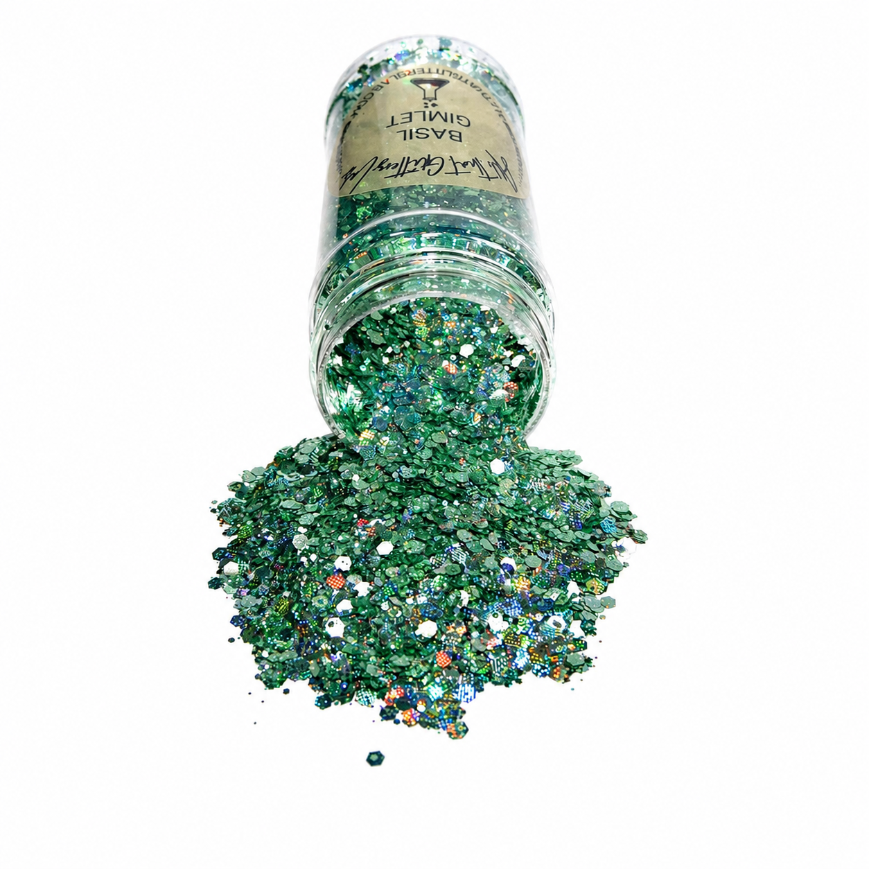 Basil Gimlet glitter