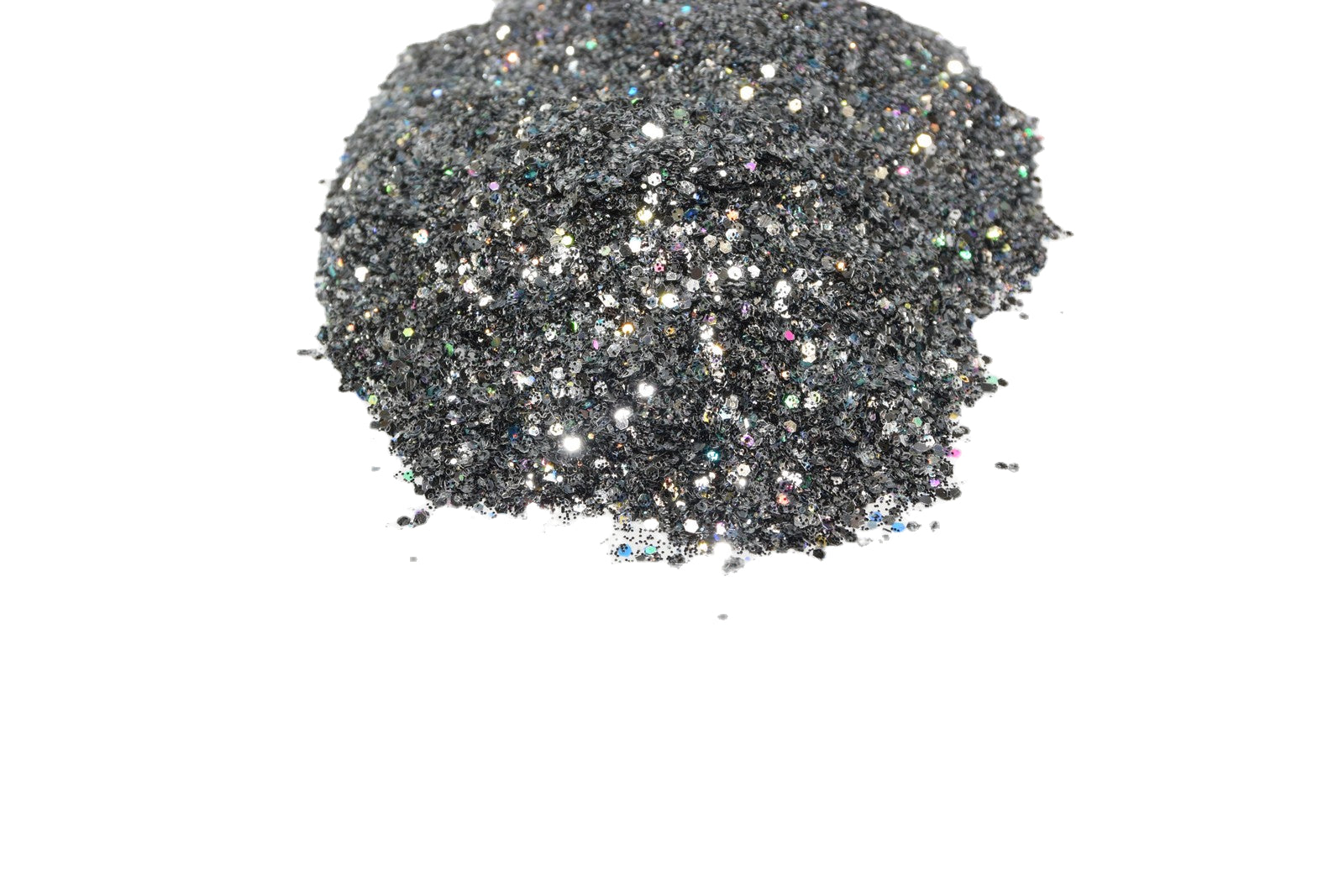 Shades Of Grey black chunky mix glitter