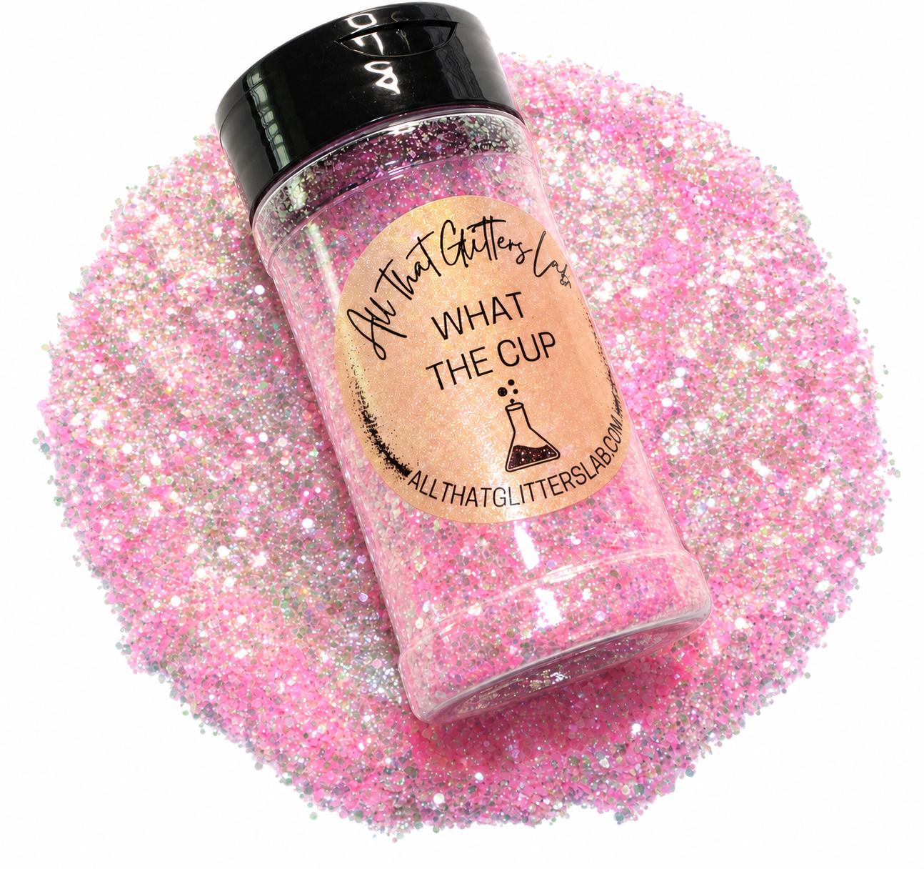 What The Cup glitter