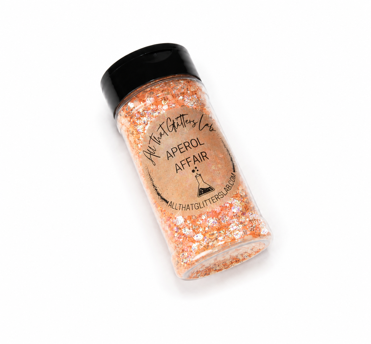 Aperol Affair orange iridescent chunky mix glitter
